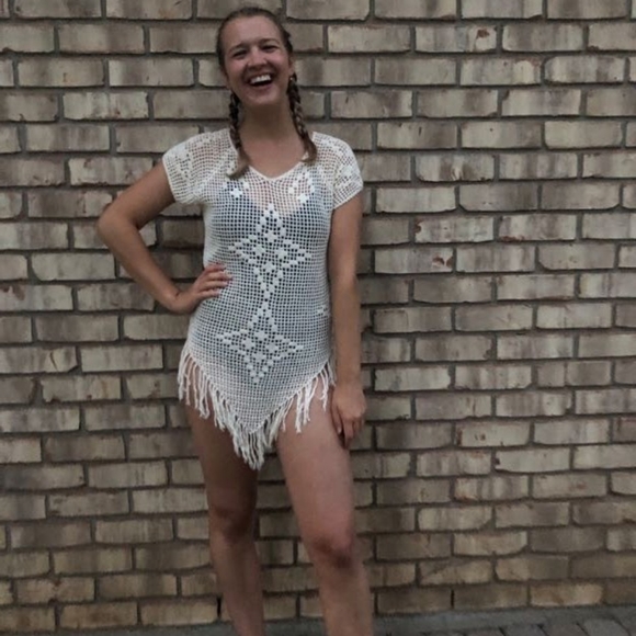 Boho Beach Coverup - Picture 4 of 6